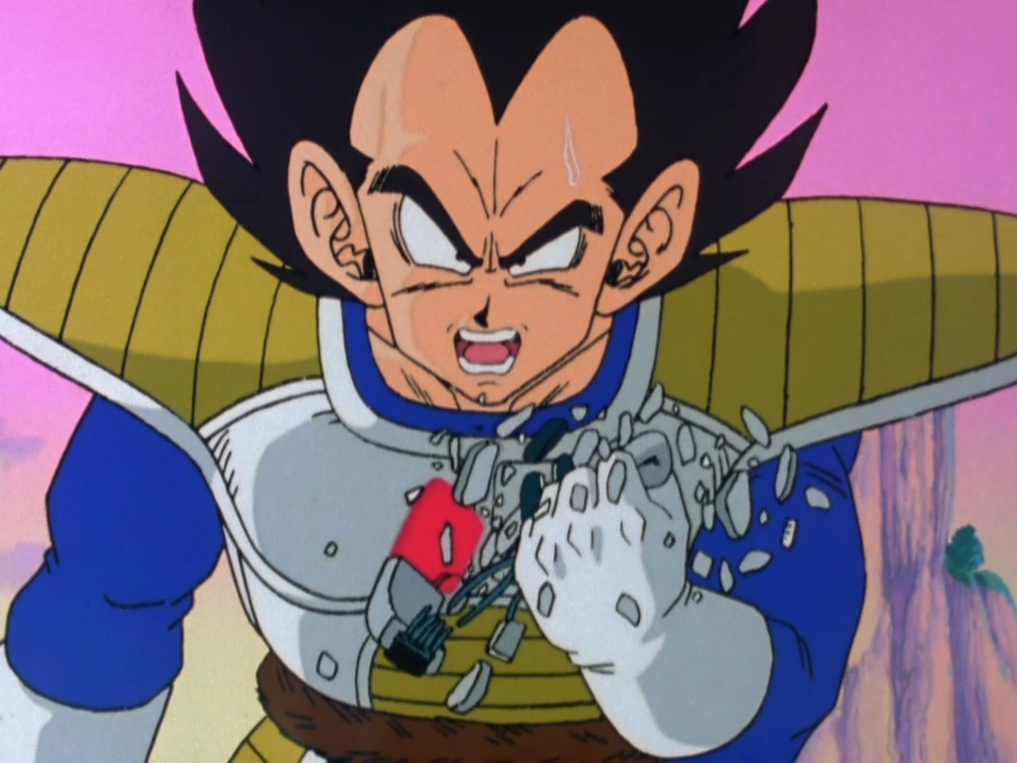 Vegeta breaking scouter