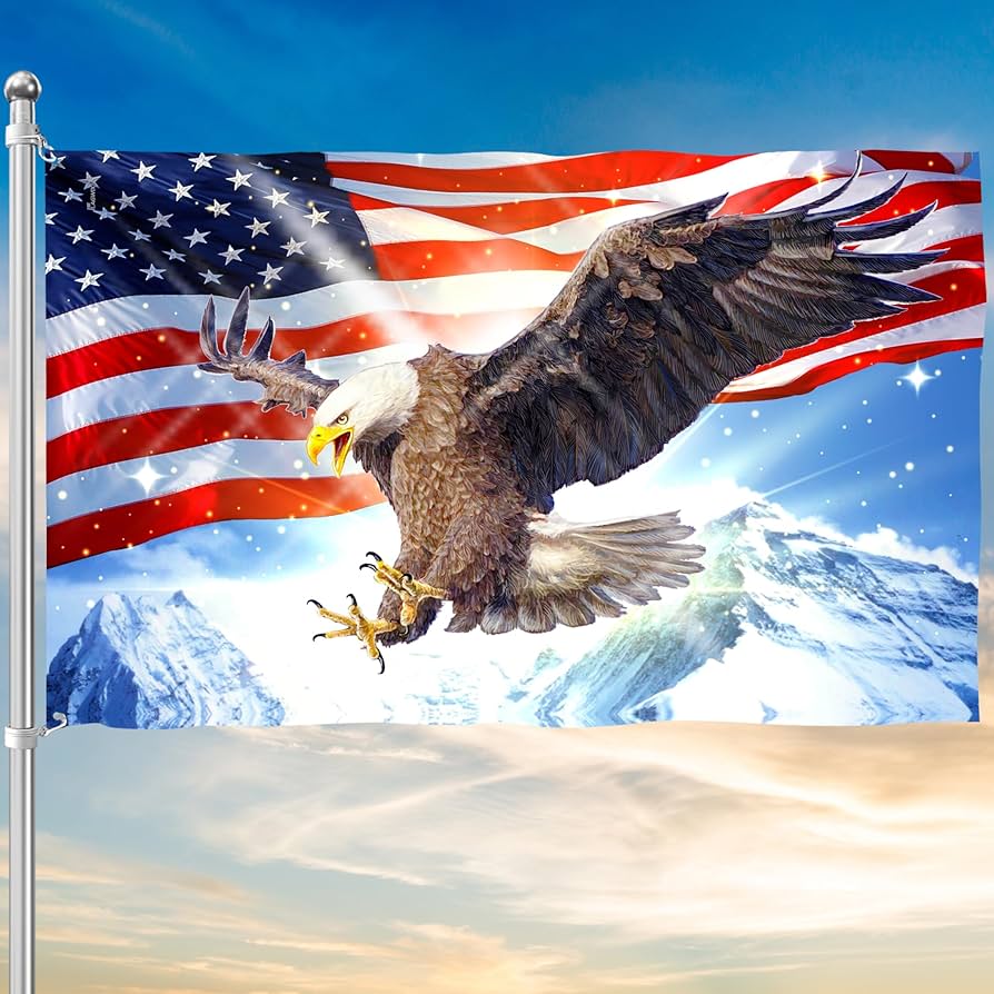 American Flag with Eagle